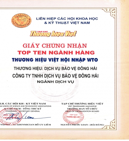 chứng nhận 7