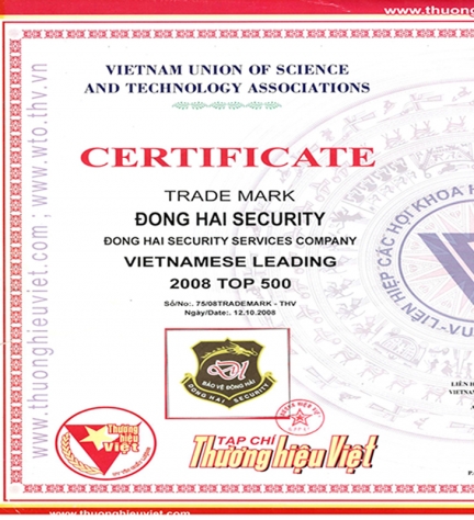 chứng nhận 